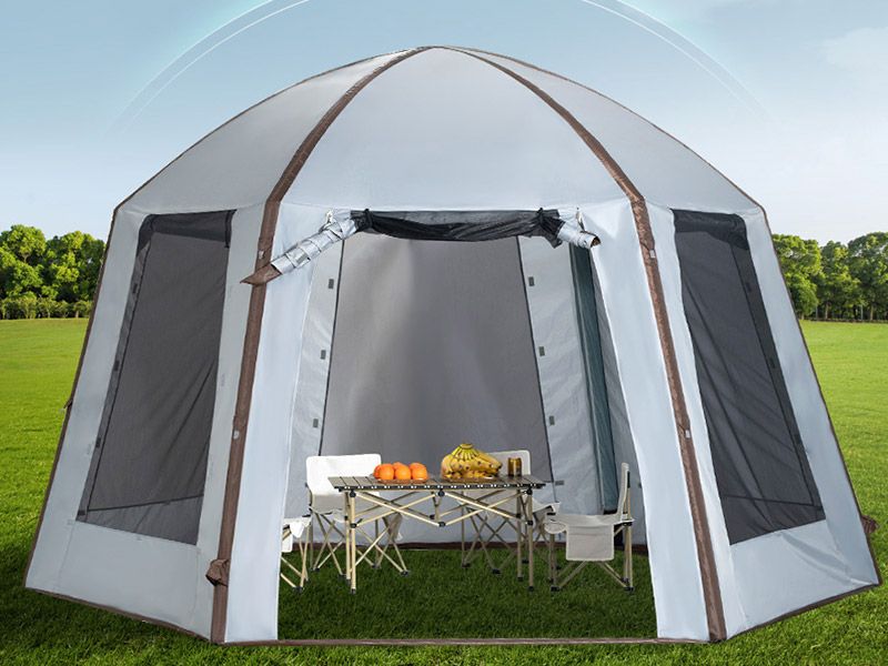 TPU bracket quick inflation tent